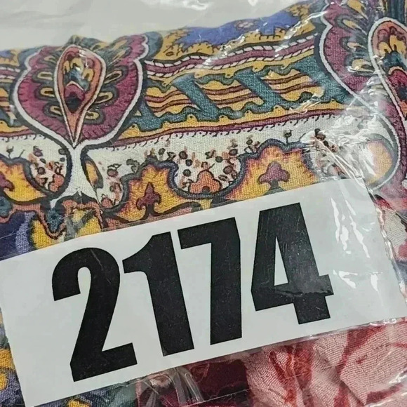 ettitwa by anthropologie Paisley Wide Leg Women's Pants Size 4 - Picture 9 of 9